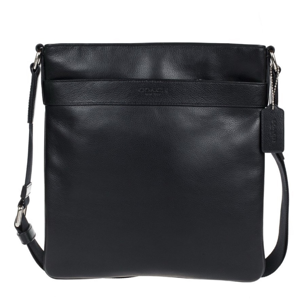 Coach F54780 Shoulder Bag Leather Black - Picture 2 of 16